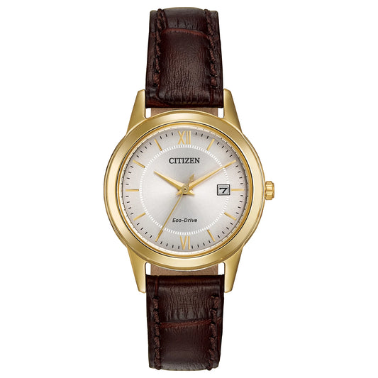 Women'S Eco-Drive Classic Corso Gold-Tone Stainless Steel Watch FE1082-05A